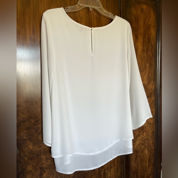 Dalia white long sleeve blouse - Picture 3 of 6